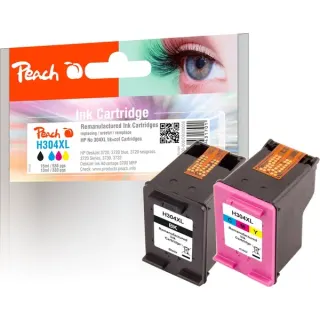 Peach Tinte schwarz + color PI300-808 (kompatibel zu HP 304XL)