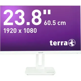 TERRA 2465W PV, LED-Monitor (60.5 cm (23.8 Zoll), weiß, FullHD, IPS, HDMI, DP, USB-C, Lautsprecher, 100Hz Panel)