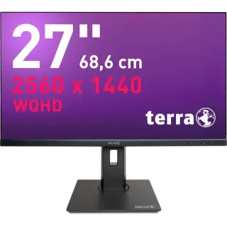TERRA 2772W PV, LED-Monitor (68.6 cm (27 Zoll), schwarz (matt), WQHD, IPS, HDMI, DP, USB-C, Lautsprecher)