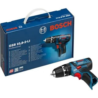Bosch Professional Akku-Schlagbohrschrauber GSB 12V-15 solo Professional, 12 Volt (blau/schwarz, ohne Akku und Ladegerät)