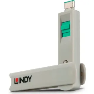 Lindy USB Typ C Port Schloss, Sicherheit (grün)