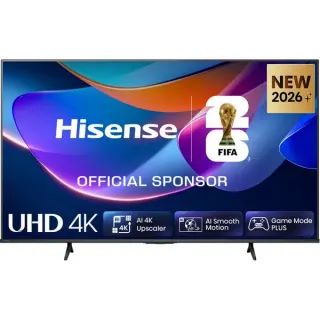 Hisense 50A6S, LED-Fernseher (126 cm (50 Zoll), schwarz/dunkelgrau, UltraHD/4K, Triple Tuner)