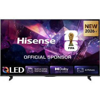 Hisense 75E7S PRO Hi-QLED-Fernseher (189 cm (75 Zoll), schwarz/dunkelgrau, UltraHD/4K, Free-Sync-Premium, 144Hz Panel)