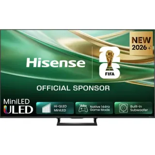 Hisense ULED 85E8S MiniLED, QLED-Fernseher (215 cm (85 Zoll), schwarz/dunkelgrau, UltraHD/4K, Triple Tuner, Subwoofer, 144Hz Panel)