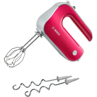 Bosch Home Handmixer Styline Colour MFQ40304 (rot/silber, 500 Watt)