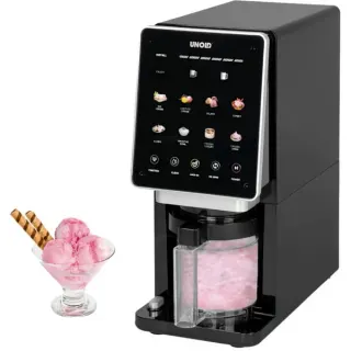 Unold Eismaschine Cream Dream 48805 (schwarz, für 500ml Eiscreme, 800 Watt)