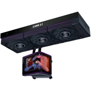 Lian Li HydroShift II OLED Curved 360P28, Wasserkühlung (schwarz)