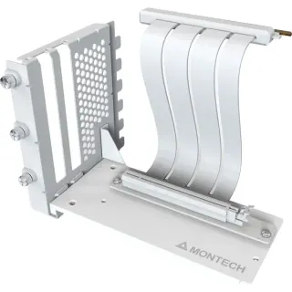 Montech Vertikales GPU Mounting Kit, PCIe 4.0 Riser-Kabel (weiß, 20cm)