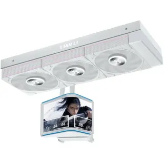 Lian Li HydroShift II OLED Curved 360P28, Wasserkühlung (weiß)