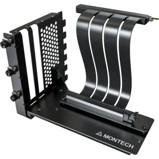 Montech Vertikales GPU Mounting Kit, PCIe 4.0 Riser-Kabel (schwarz, 20cm)