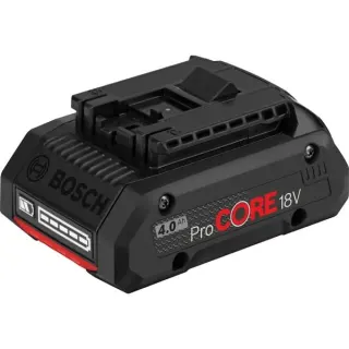 Bosch Professional Akku ProCORE 18V 4.0Ah Professional (schwarz/rot, AMPShare Alliance)