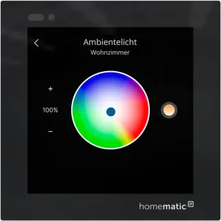Homematic IP Glasdisplay (HmIP-WGD), Bedienteil (schwarz)