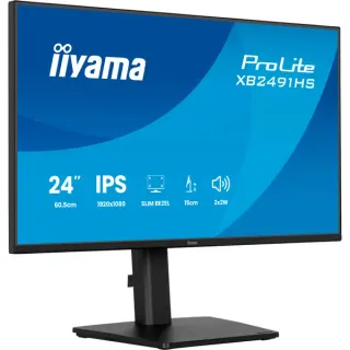iiyama ProLite XB2491HS-B1, LED-Monitor (60.5 cm (23.8 Zoll), schwarz (matt), FullHD, IPS, HDMI, DP, ergonomischer Standfuß, 120Hz Panel)