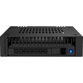Icy Dock ExpressCage MB741V4P-B , Wechselrahmen (schwarz, 1-Bay 15 mm U.2/U.3 SSD)