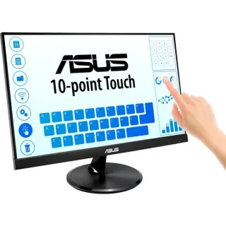ASUS VT229H, LED-Monitor (54.6 cm (21.5 Zoll), schwarz, FullHD, IPS, Kapazitiv, Touchscreen)