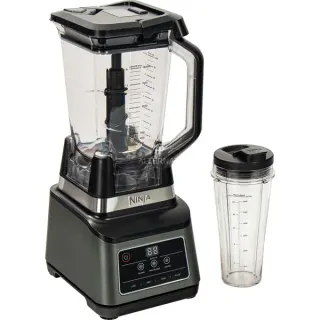 Ninja 2-in-1 Standmixer mit Auto-iQ BN750EU (schwarz/silber, 1.200 Watt, 2,1 Liter & 0,7 Liter)
