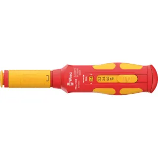 Wera VDE Drehmoment-Schraubendreher 7615 Kraftform Safe-Torque Speed (rot/gelb, 2,4–4,0 Nm)