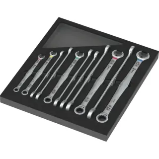 Wera 9735 Schaumstoffeinlage 6007 Joker Set 1, Schraubenschlüssel (schwarz/mehrfarbig, 12-teilig, für Tool Rebel Werkstattwagen)
