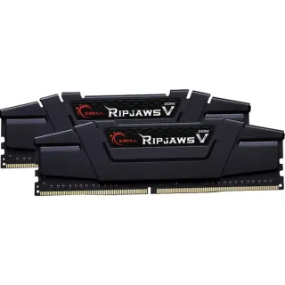 G.Skill DIMM 16 GB DDR4-3200 (2x 8 GB) Dual-Kit, Arbeitsspeicher (grau, F4-3200C16D-16GVGB, Ripjaws V, INTEL XMP)