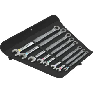 Wera 6007 Joker Imperial 8 Set 1 Maul-Ringratschenschlüssel-Satz, 8-teilig, Schraubenschlüssel (zöllige Größen)