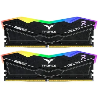 Team Group DIMM 32 GB DDR5-6600 (2x 16 GB) Dual-Kit, Arbeitsspeicher (schwarz, FF3D532G6600HC34DC01, Delta RGB, INTEL XMP)