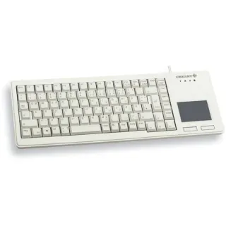 CHERRY XS Touchpad Keyboard G84-5500, Tastatur (grau, DE-Layout, Rubberdome)