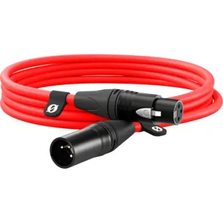 Rode Microphones Premium XLR-Kabel XLR3M-R red (rot, 3 Meter)