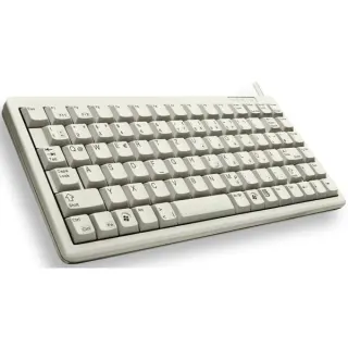 CHERRY Compact-Keyboard G84-4100, Tastatur (beige, DE-Layout, Cherry Mechanisch)