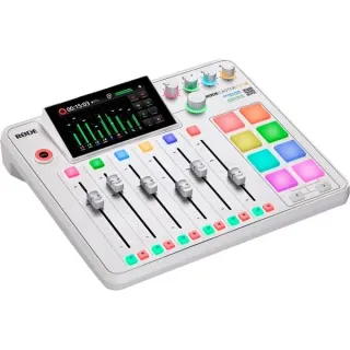 Rode Microphones RØDECaster Pro II , Mischpult (weiß, USB-C, Klinke, XLR)
