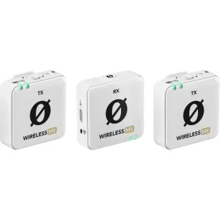 Rode Microphones Wireless ME Dual , Mikrofon (weiß, USB-C, 3.5 mm Klinke)
