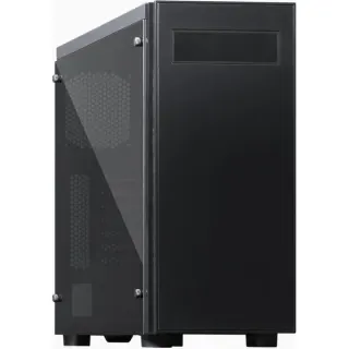 Chieftec AL-02B-TG-OP Hawk, Tower-Gehäuse (schwarz, Seitenteil aus gehärtetem Glas)
