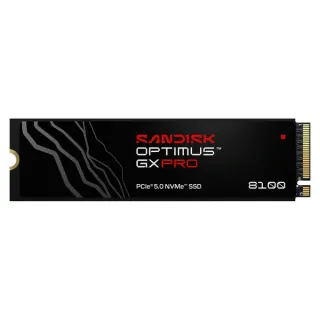 SanDisk Optimus GX PRO 8100 4 TB, SSD (schwarz, PCIe 5.0 x4, NVMe, M.2 2280)