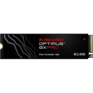 SanDisk Optimus GX PRO 8100 2 TB, SSD (schwarz, PCIe 5.0 x4, NVMe, M.2 2280)