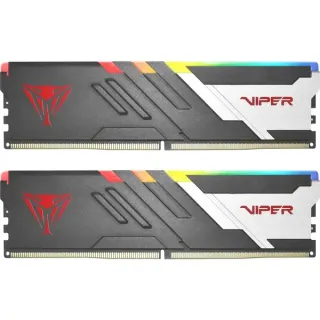 Patriot DIMM 64 GB DDR5-6000 (2x 32 GB) Dual-Kit, Arbeitsspeicher (schwarz, PVVR564G600C30K, Viper Venom RGB, INTEL XMP, AMD EXPO)