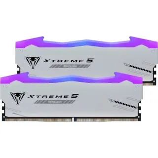 Patriot DIMM 32 GB DDR5-6400 (2x 16 GB) Dual-Kit, Arbeitsspeicher (schwarz, PVXR532G64C32KM, Viper Xtreme 5 MPower RGB, INTEL XMP)