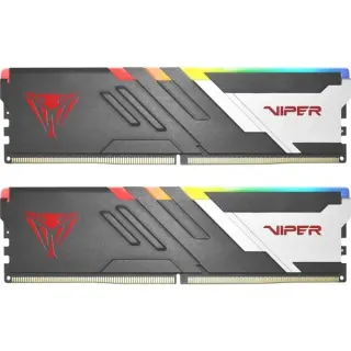 Patriot DIMM 32 GB DDR5-6000 (2x 16 GB) Dual-Kit, Arbeitsspeicher (schwarz, PVVR532G600C30K, Viper Venom RGB, INTEL XMP, AMD EXPO)