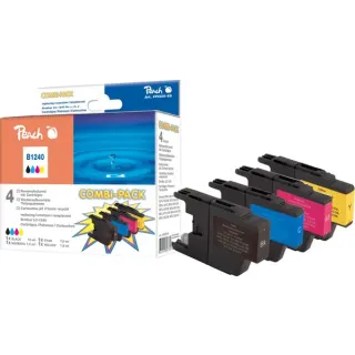 Peach Tinte Sparpack PI500-69 (kompatibel zu Brother LC-1240)