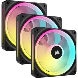 Corsair iCUE LINK QX120 RGB 120mm Generalüberholt, Gehäuselüfter (schwarz, 120 mm)