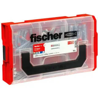fischer FixTainer DuoHM Hohlraumdübel + Panhead-Schraube TX (90-teilig)