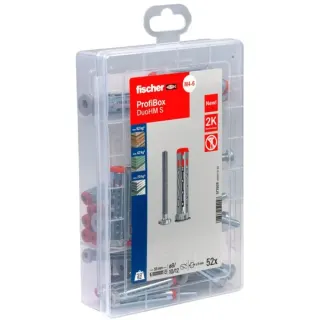 fischer Meister-Box DuoHM Hohlraumdübel + Panhead-Schraube PZ (52-teilig)