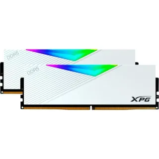 ADATA DIMM 32 GB DDR5-7200 (2x 16 GB) Dual-Kit, Arbeitsspeicher (weiß, AX5U7200C3416G-DCLARWH, Lancer RGB, INTEL XMP)
