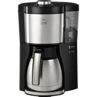 Melitta Look Therm Perfection 1025-16 , Filtermaschine (schwarz/silber, 1.080 Watt, 10 Tassen)