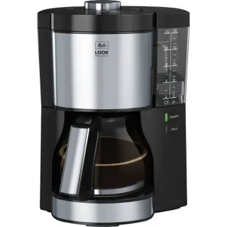 Melitta Look Perfection 1025-06 , Filtermaschine (schwarz/silber, 1080 Watt, 10 Tassen)