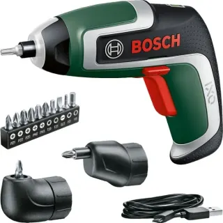 Bosch Heimwerken & Garten Akkuschrauber IXO 7 Set, 3,6Volt (grün/schwarz, Li-Ionen Akku 2,0Ah)