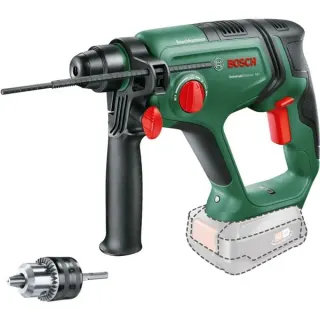 Bosch Heimwerken & Garten Akku-Bohrhammer UniversalHammer 18V BARETOOL, Adapter (grün/schwarz, ohne Akku und Ladegerät, POWER FOR ALL ALLIANCE)