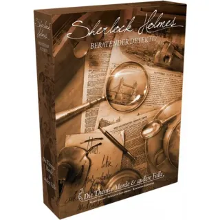 Asmodee Sherlock Holmes Beratender Detektiv: Die Themse-Morde & andere Fälle, Brettspiel (B-Ware)