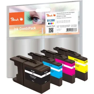 Peach Tinte Sparpack PI500-74 (kompatibel zu Brother LC-1280)