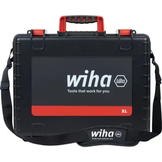 Wiha Werkzeugkoffer XL Mechatronic , Werkzeug-Set (rot/gelb, 81-teilig, mit Koffer)