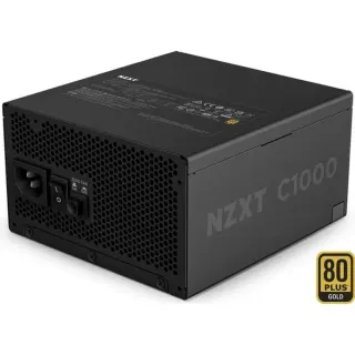NZXT C1000 Gold ATX 3.1, PC-Netzteil (schwarz, 1x 16-Pin Grafikkarten Stecker, 6x PCIe, Kabel-Management, 1000 Watt)