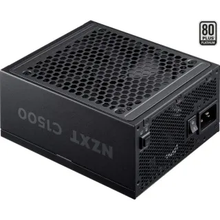 NZXT C1500 Platinum, PC-Netzteil (schwarz, 1x 16-Pin Grafikkarten Stecker, 6x PCIe, Kabel-Management, 1500 Watt)